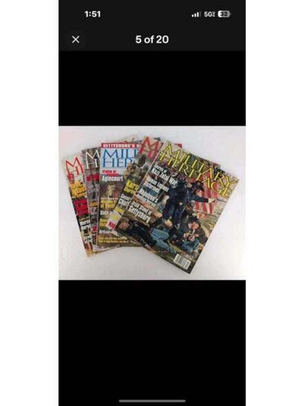 Military Heritage Magazine Lot